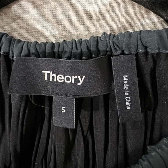 THEORY Size S dark slate colored sundress in excellent condition. Fully lined - Picture 5 of 7